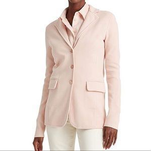 Ralph Lauren Knit Blazer Pink